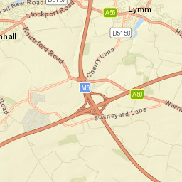 Lymm Street Map