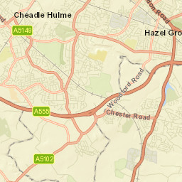 Cheadle Hulme Street Map