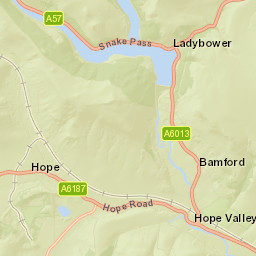 Hope Valley Street Map