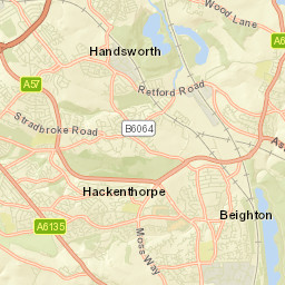 Beighton Street Map