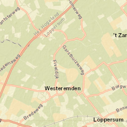 Gemeente Loppersum Street Map