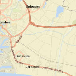 Emden Street Map