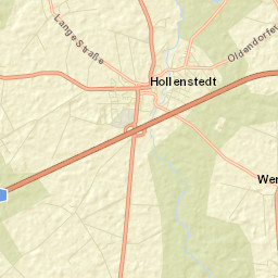 Hollenstedt Street Map