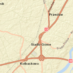 Przecław Street Map