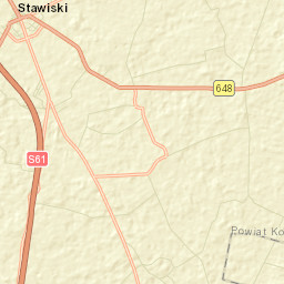 Stawiski Street Map