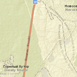 Novosemeykino Street Map