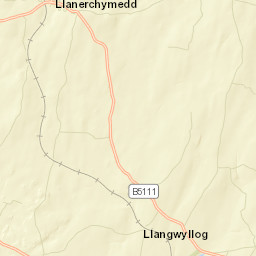 Llanerchymedd Street Map