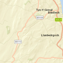 Benllech Street Map
