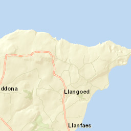 Llangoed Street Map