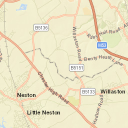 Neston Street Map