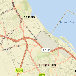 1 Ferry Road, Merseyside, Wirral, Merseyside Street Map