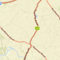 6 Street Lane, Lower Whitley, Warrington Street Map