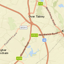 Knutsford Street Map