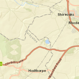 90 Shireoaks Road, Shireoaks, Worksop Street Map