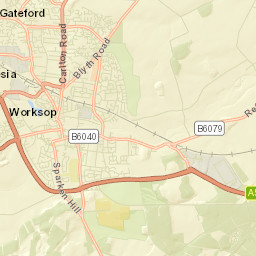 Worksop Street Map