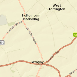 Wragby Street Map
