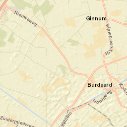 Burdaard Street Map