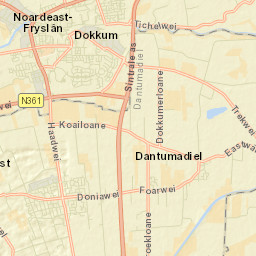 Damwâld Street Map