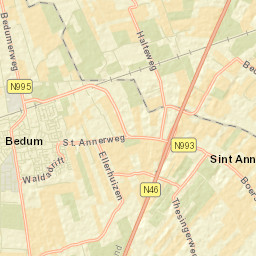 Bedum Street Map