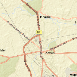 Zeven Street Map