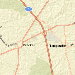 Brackel Street Map