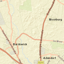 Bardowick Street Map