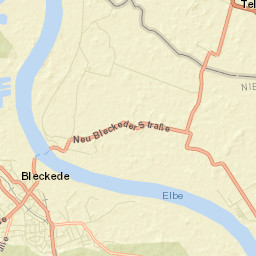 Bleckede Street Map