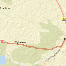 Kalisz Pomorski Street Map