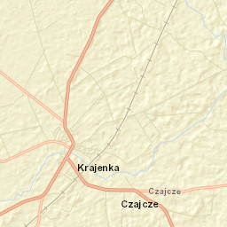 Krajenka Street Map