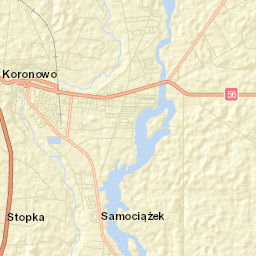 Koronowo Street Map