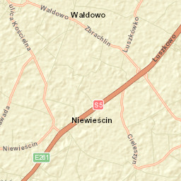 Pruszcz Street Map