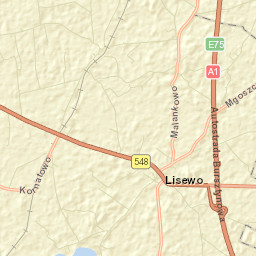 Lisewo Street Map