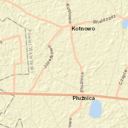 Płużnica Street Map