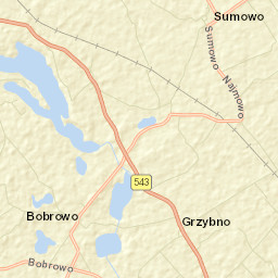 Bobrowo Street Map