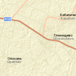 Glinishchevo Street Map