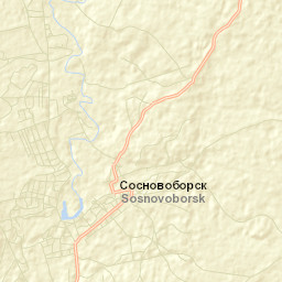Sosnovoborsk Street Map