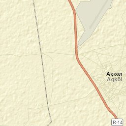 Akkol’ Street Map