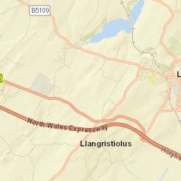 B4422, Bodorgan, Isle Of Anglesey LL62, UK Street Map