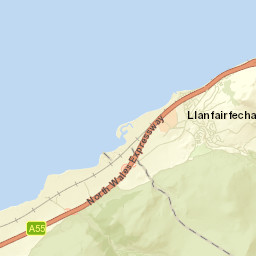 Llanfairfechan Street Map
