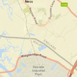 A548, Deeside, Flintshire CH5, UK Street Map