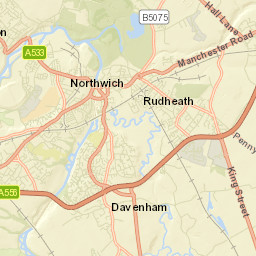 277 Chester Road, Hartford, Cheshire West and Chester  Street Map