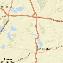 Chelford Street Map
