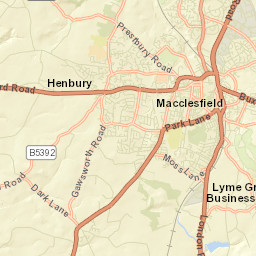 Macclesfield Street Map