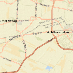 Kollumerzwaag Street Map