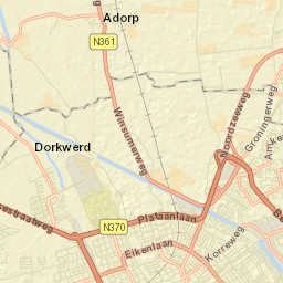 Selwerd Street Map