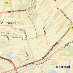 Oosterhoogebrug Street Map