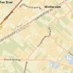 Ten Boer Street Map