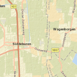 Wagenborgen Street Map