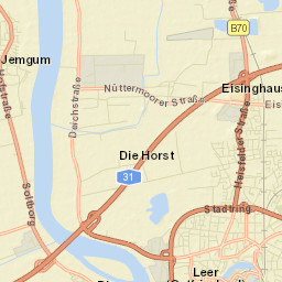 Jemgum Street Map