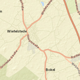Wiefelstede Street Map